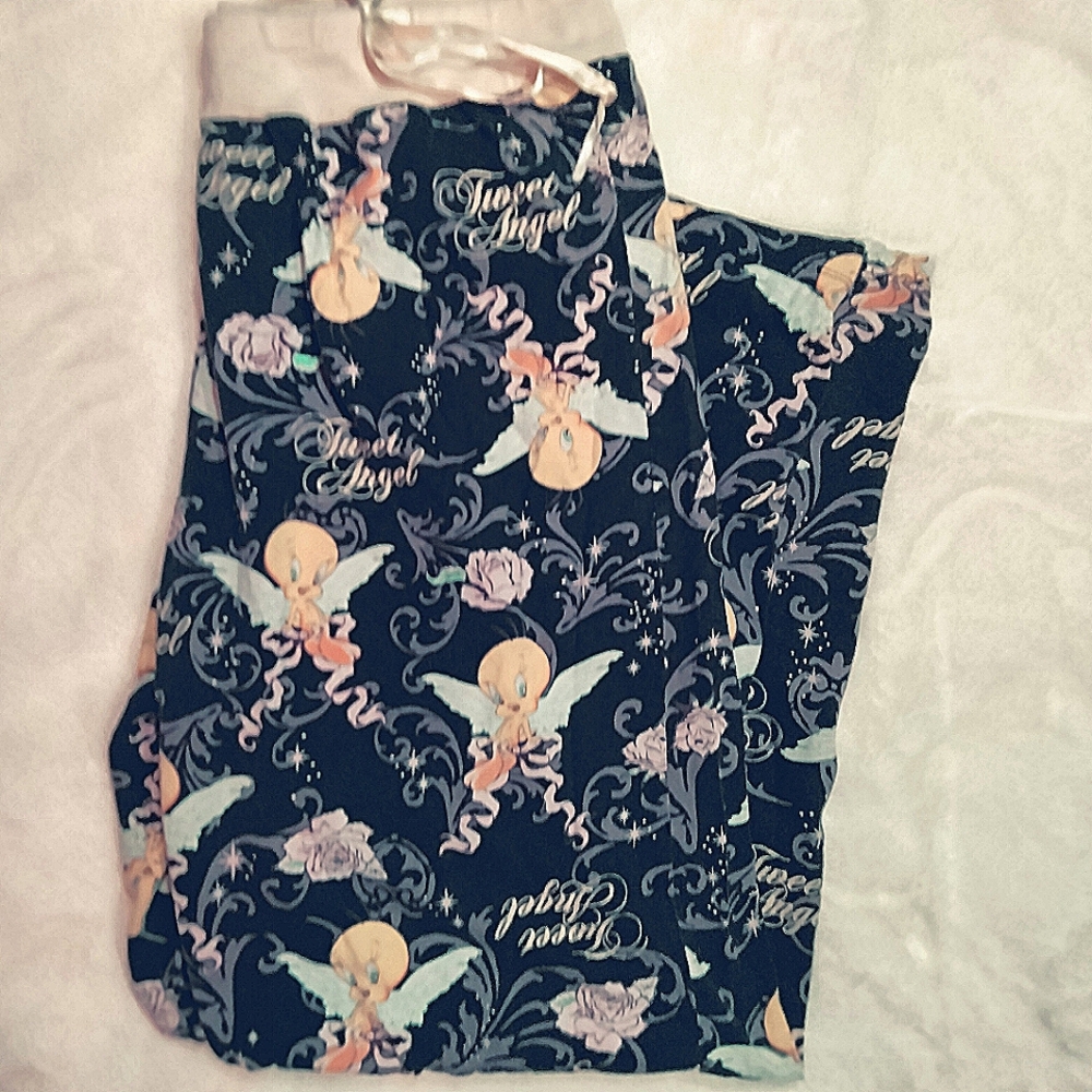Warner Bros Women's Y2K Tweety Bird Pajama Pants Sz M